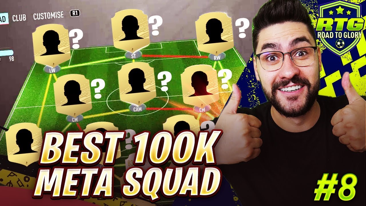 ЛУЧШИЙ СОСТАВ ЗА 100 ТЫС. МОНЕТ В FIFA 20!!! МОЯ БЕЗУМНАЯ НОВАЯ КОМАНДА В РЕЖИМЕ ROAD TO GLORY #8