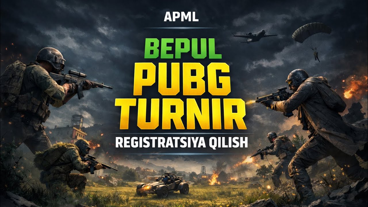 2-qism. PUBG MOBILE. BEPUL TURNIR. TURNIRDA QATANASHISH. REGISTRATSIYA QILISH.