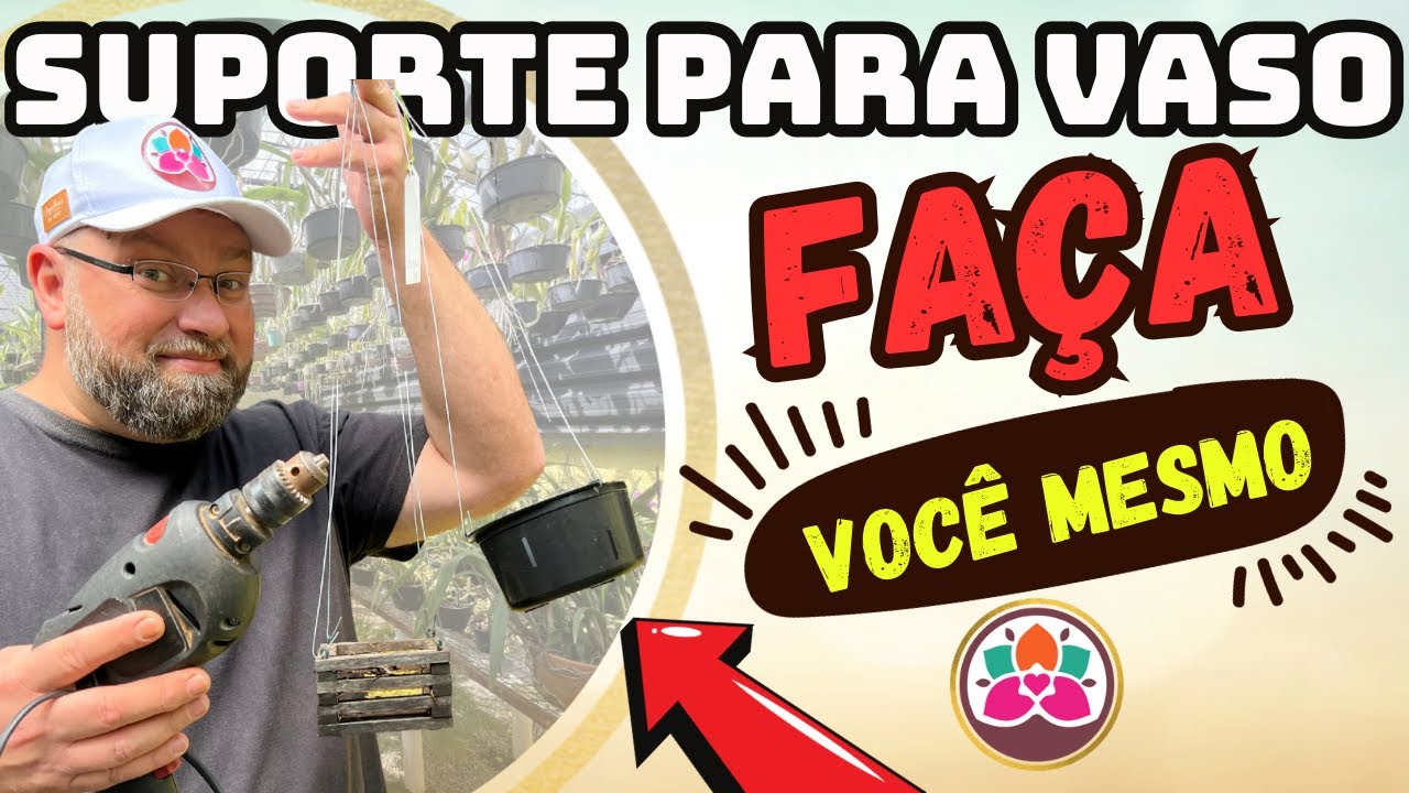 [APRENDA] COMO FAZER SUPORTE DE 3 E 4 PONTAS PARA VASO DE ORQU&Iacute;DEAS E PLANTAS