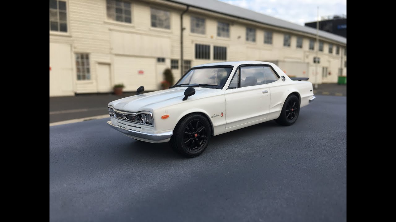 Fujimi Nissan Skyline 2000 GT-R 1971 Built Model Review
