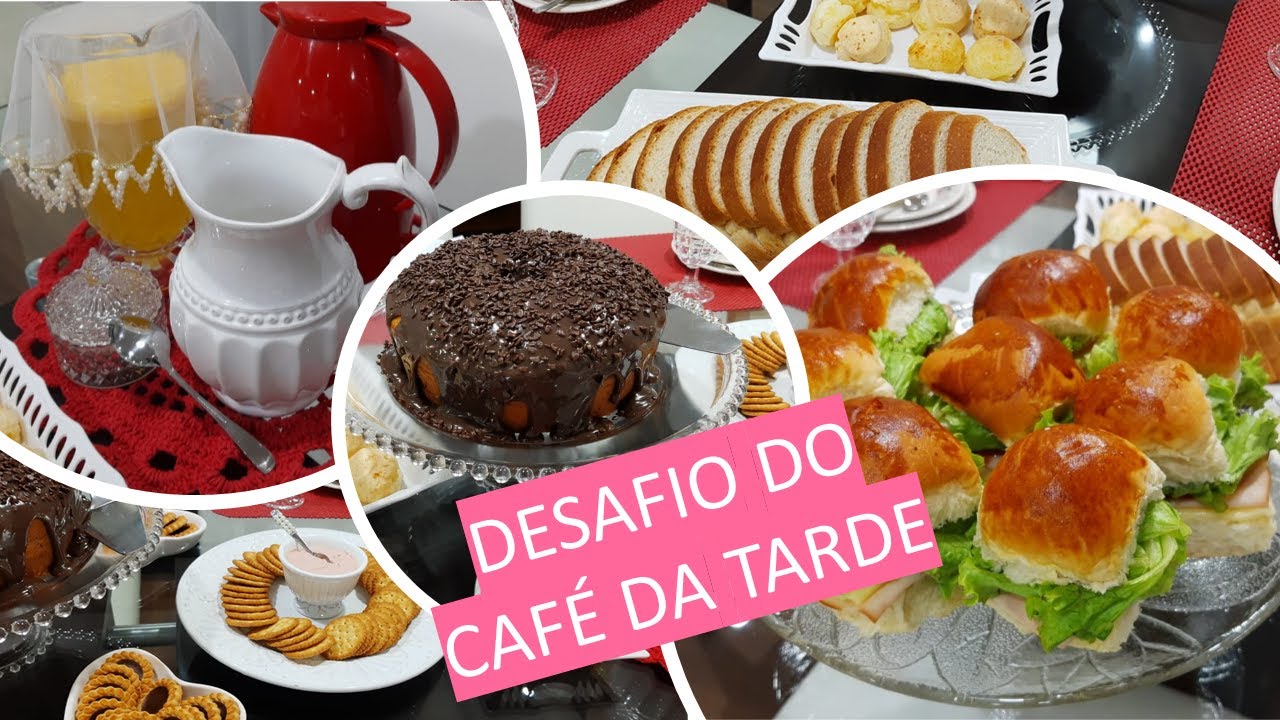 CAFÉ DA TARDE COMPLETO COM R$ 50,00