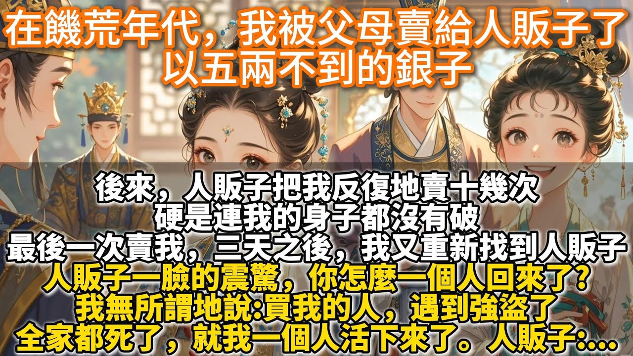 完結甜文：在饑荒年代，我被父母賣給人販子。以五兩不到的銀子。後來，人販子把我反復地賣十幾次，硬是連我的身子都沒有破。最後一次賣我，三天之後，我又重新找到人販子。人販子一臉的震驚，你怎麼一個人回來了?