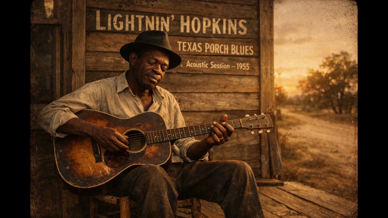 LIGHTNIN’ HOPKINS  Texas Porch Blues