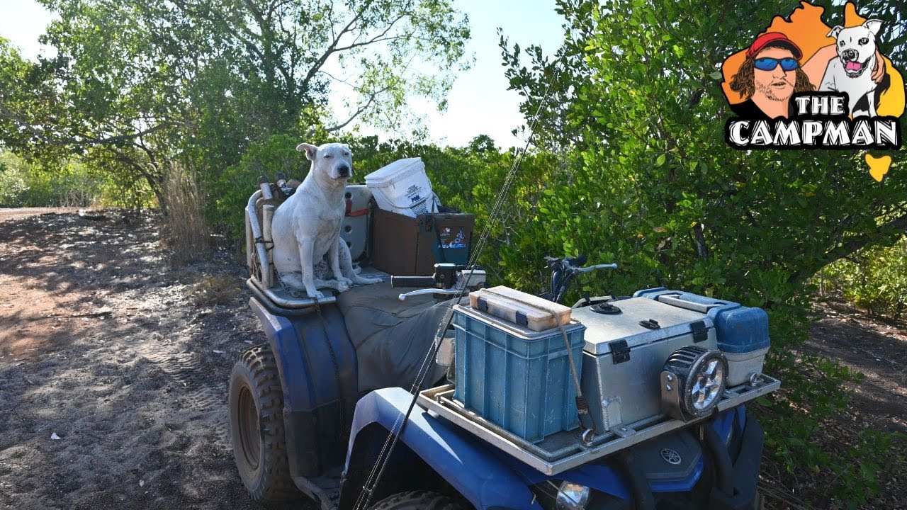 Exploring an old Crabbers Camp..Come across a wicked little creek system..