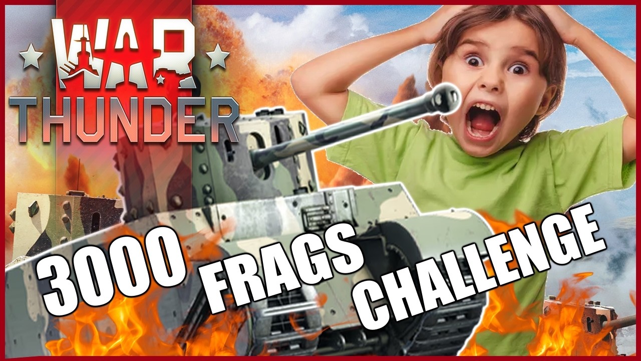 War Thunder RB - 3000 FRAGS TOG 2 CHALLENGE! #3 | No Commentary Gameplay Live