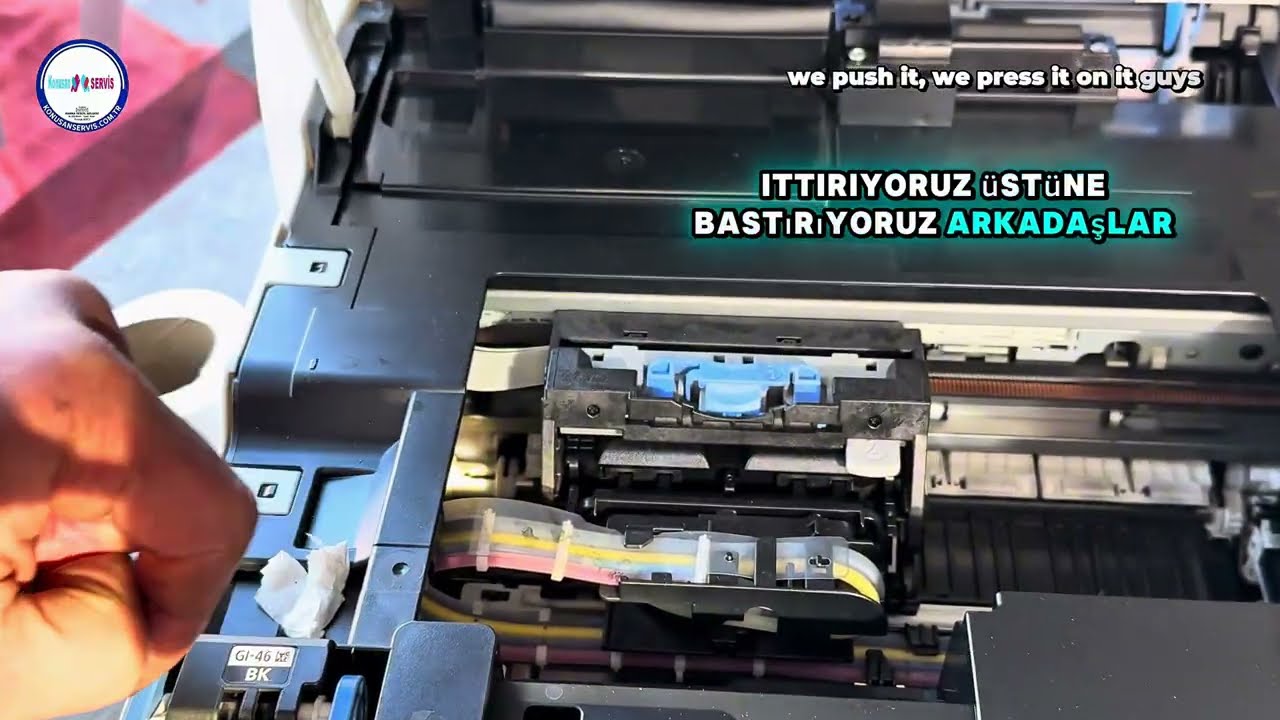 Canon GX Serisi Baskı Kafası Değişimi @YUNUS AVCI  - How to Replace Canon GX Series Print Head
