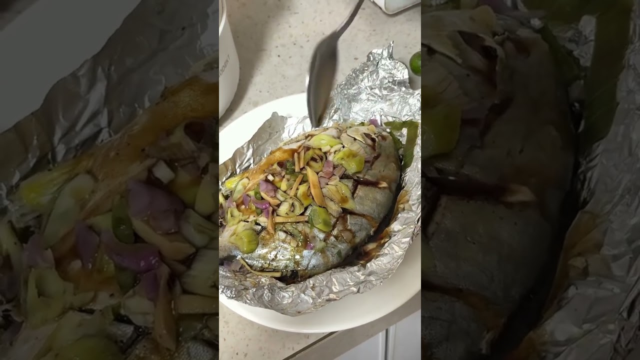 Nagluto kami ng steamed pampano grabe totoong mas masarap pala talaga sya 😋🐟 Ganda ng...