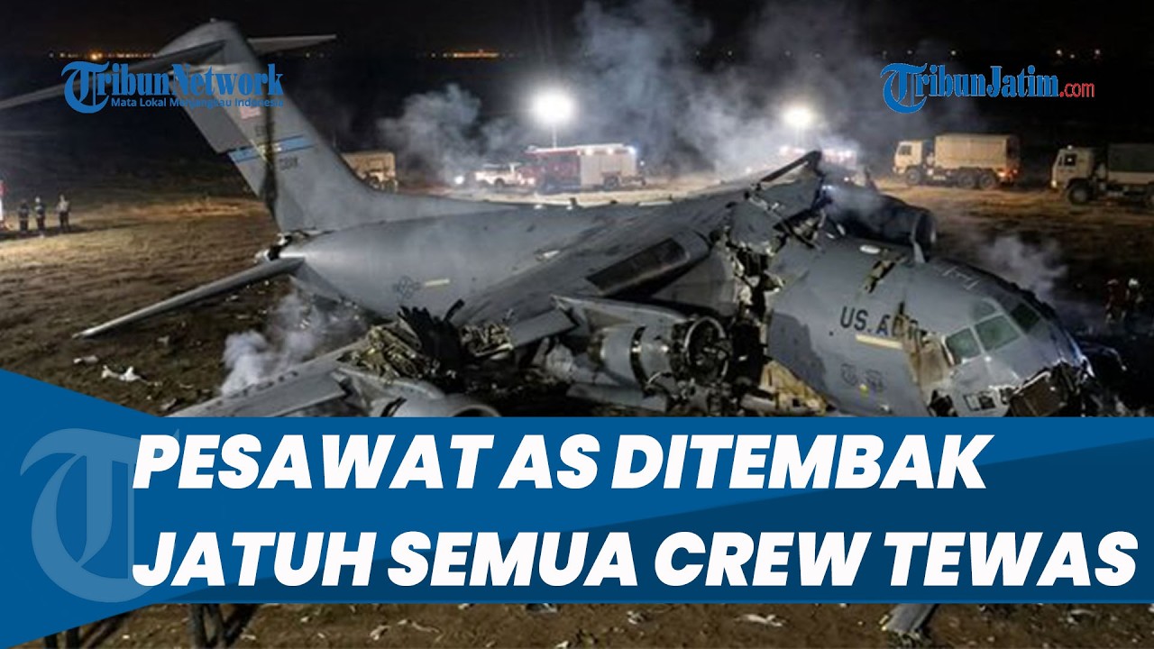 Pesawat Tanker Militer AS Jatuh di Irak saat Dukung Operasi di Iran, Diduga Bertabrakan