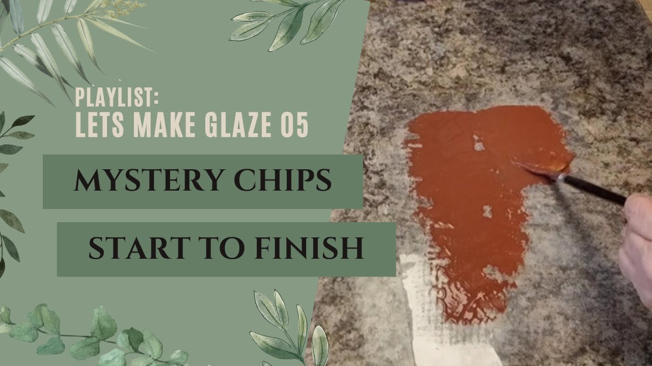 55. Lets Make Glaze : 05  Making Mystery Chips Start to Finish from homemade glaze