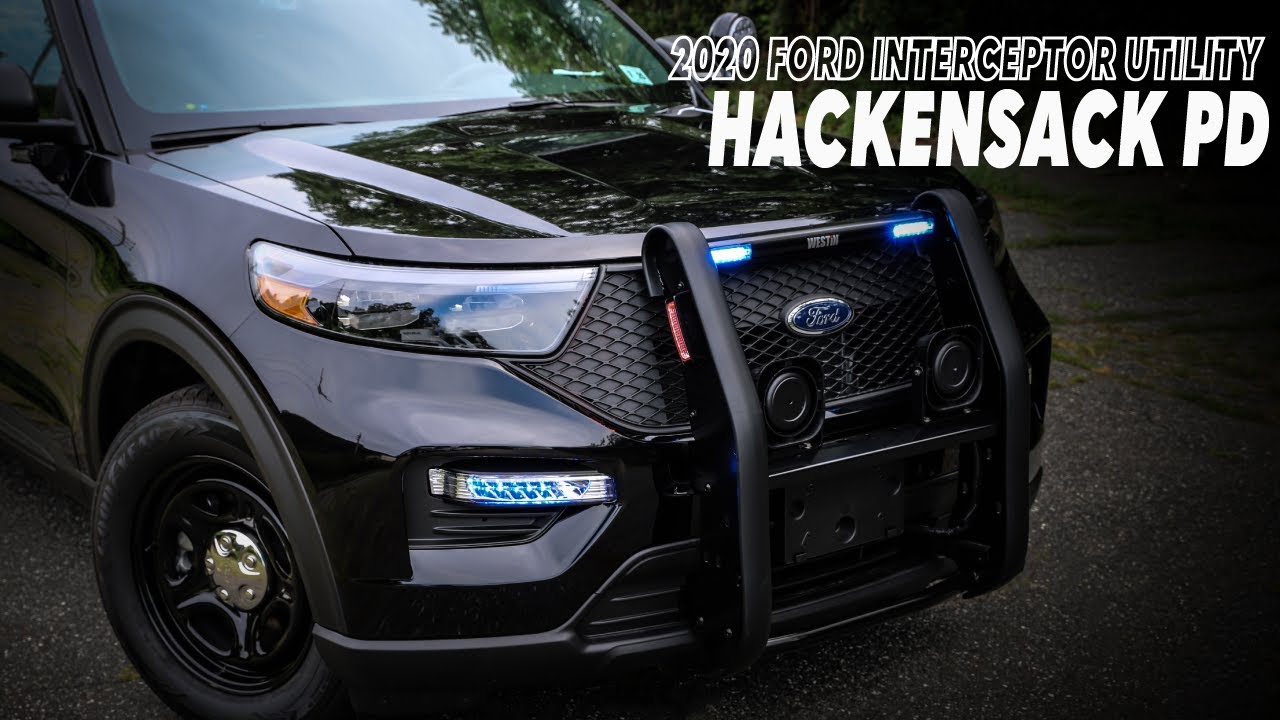 Check out this patrol vehicle for Hackensack PD | 2020 Ford Interceptor Utility