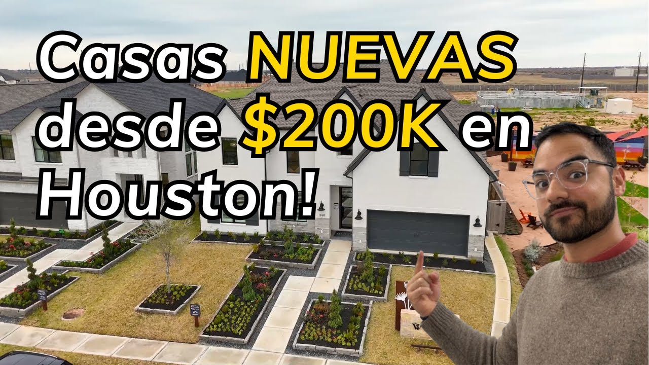 ¡Casas NUEVAS en Houston desde $200K! 🔥 No creerás lo que incluyen 😍