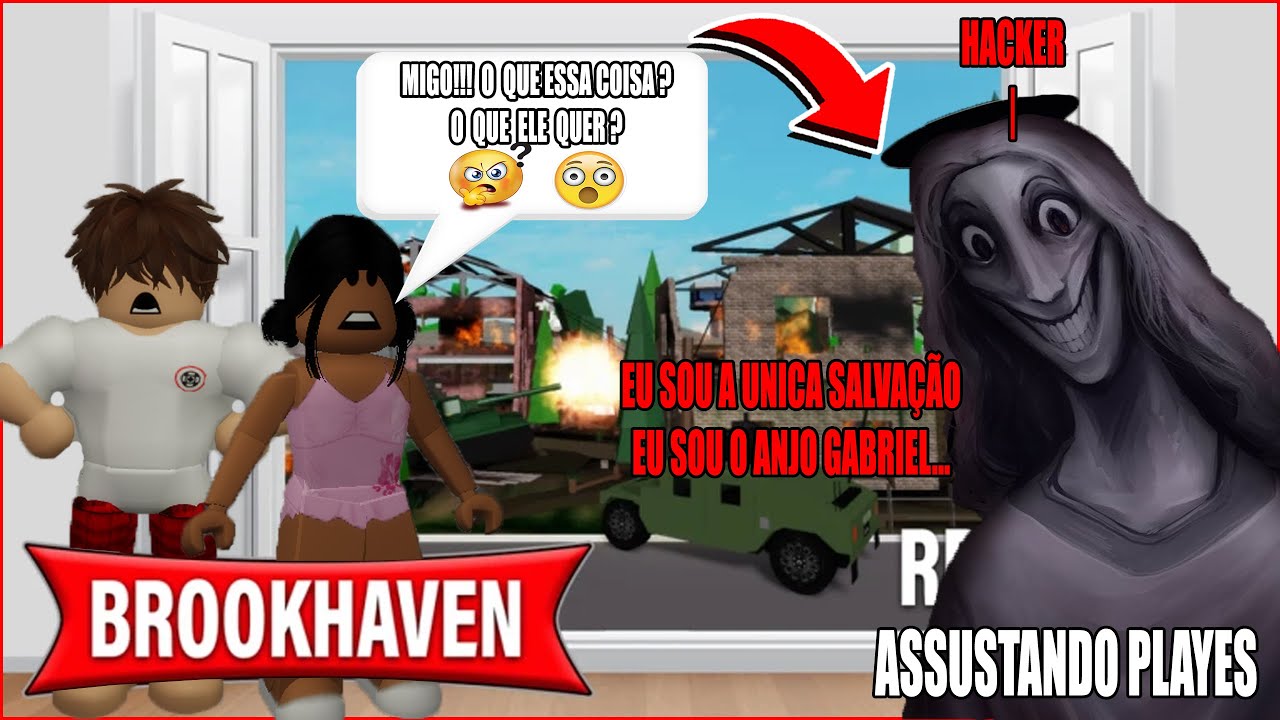 USEI COMANDO DE ADM E ME TORNEI O ANJO GABRIEL DE MANDELA CATALOG!! NO BROOKHAVEM RP 🏠 Roblox.