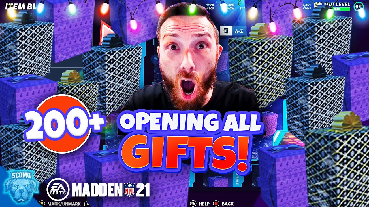 OPENING ALL MUT PRESENTS! GHOSTS OF MADDEN PAST! 96 OVR BO JACKSON! [MADDEN 21]