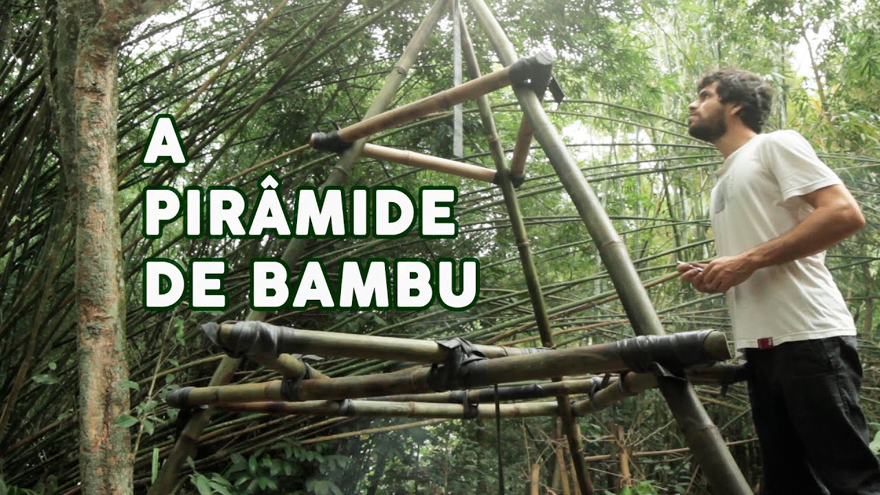 COMO FAZER UMA PIRÂMIDE DE BAMBU (Inspirada na Integral Bambu)