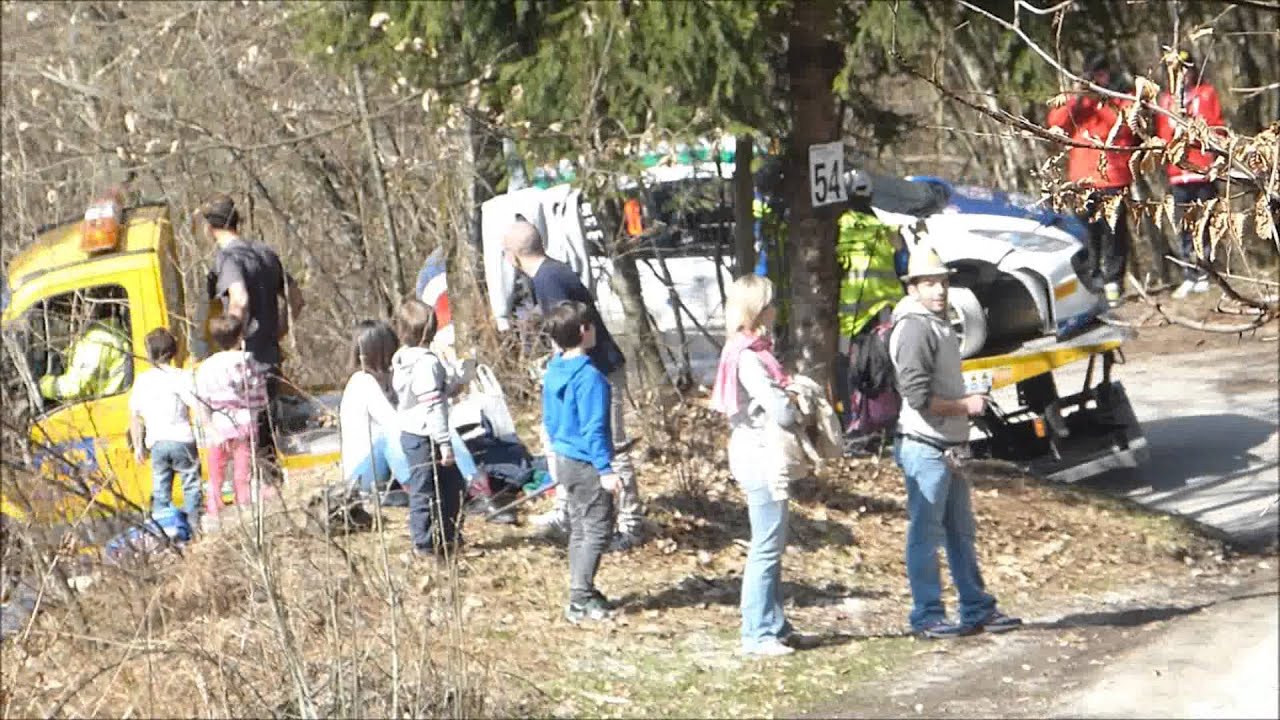 37&deg; Rally 1000 miglia 2013 - After Crash Stefano Albertini Peugeot 207