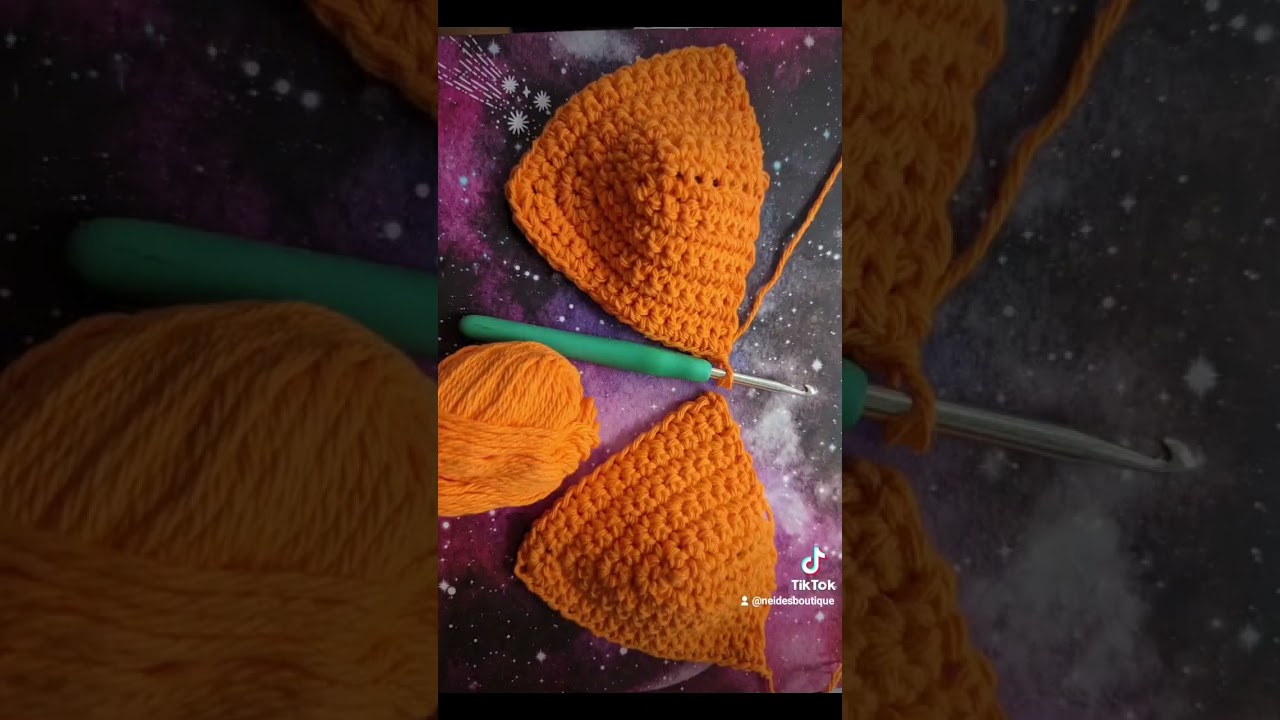 How to crochet a Bra cup tutorial up on my channel😍💖✨ #crochetfun #crochetlove #crochetpattern #yarn