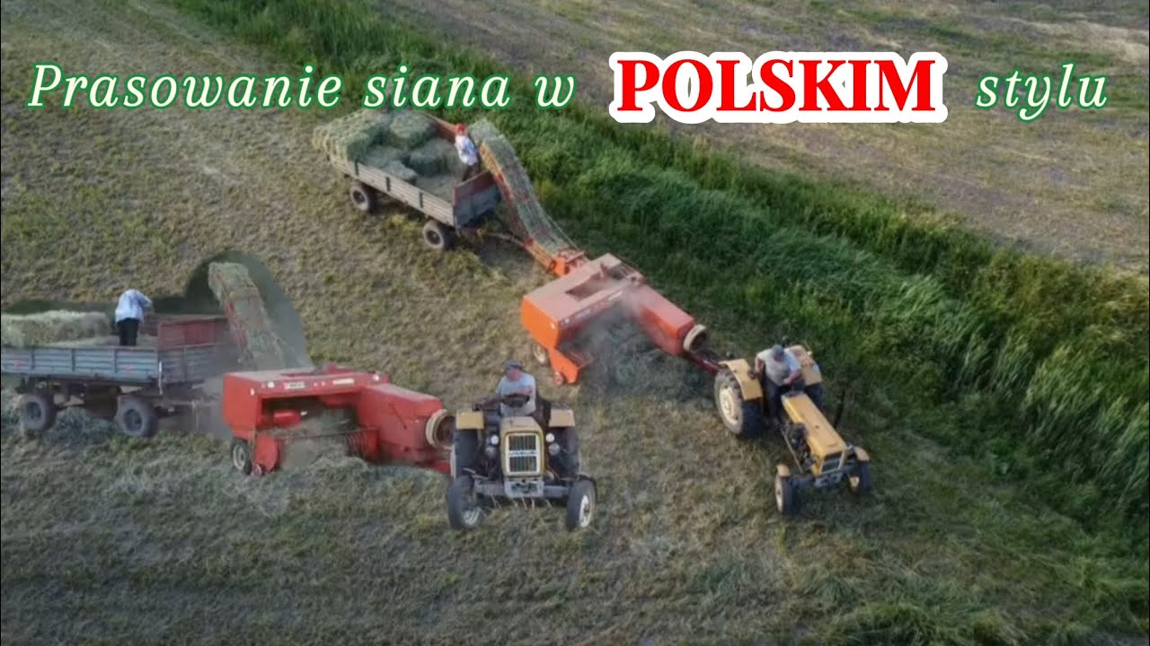 Prasowanie w POLSKIM 🇵🇱 stylu 💪CO ZA ZESTAW!!!👉 URSUS C-330M & SIPMA Z-224 & AUTOSAN przyczepa🔥