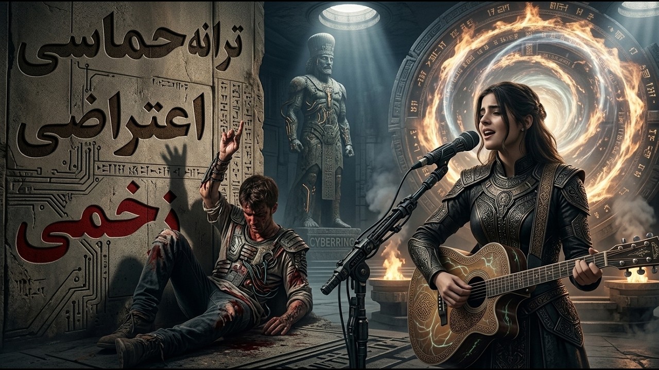 ترانه حماسی،اعتراضی زخمی به سبک راک فیوژن تقدیم به دلاوران ایران ZAKHMI