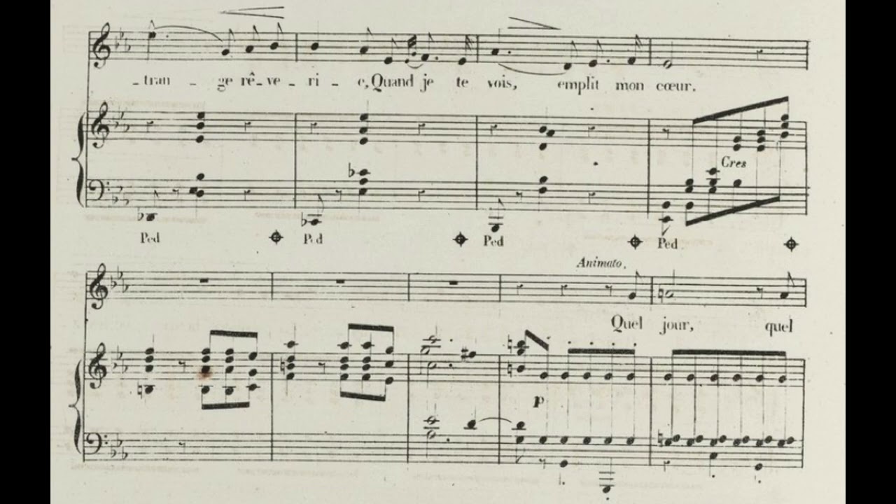 Fleur desséchée (P. Viardot) Score Animation