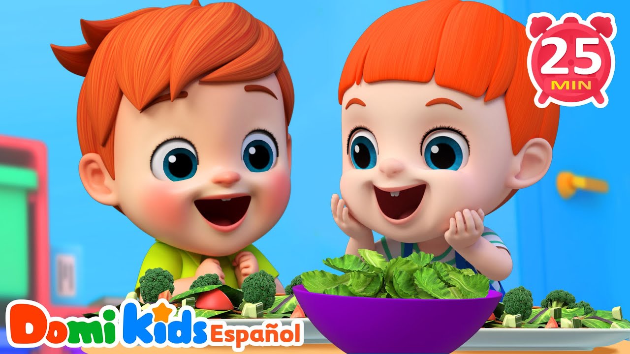 ¡Sí, sí, Verduras! 🥦 Canción Saludable para Niños | Canciones Infantiles | Domi Kids