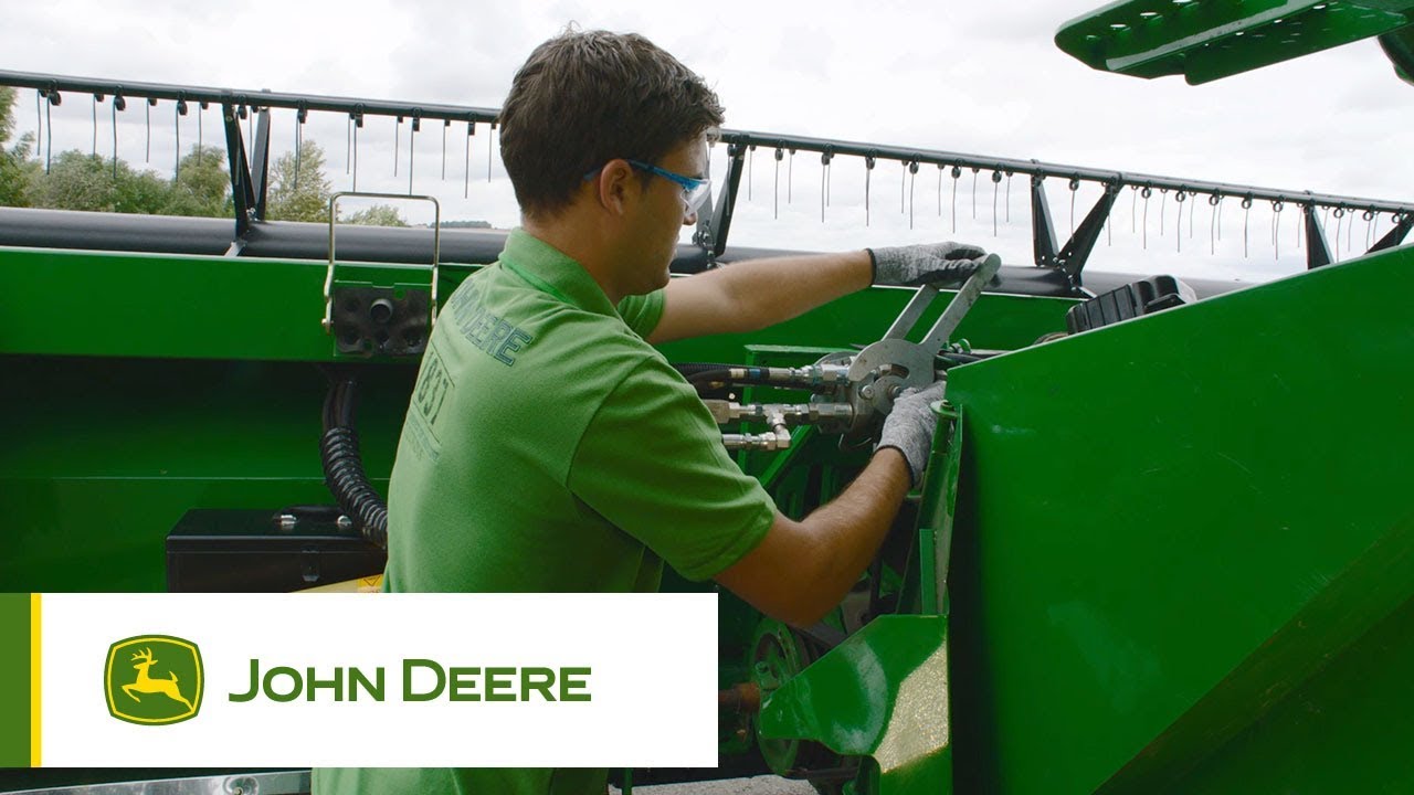 Zmiana rodzaju uprawy w kombajnach John Deere serii T, W