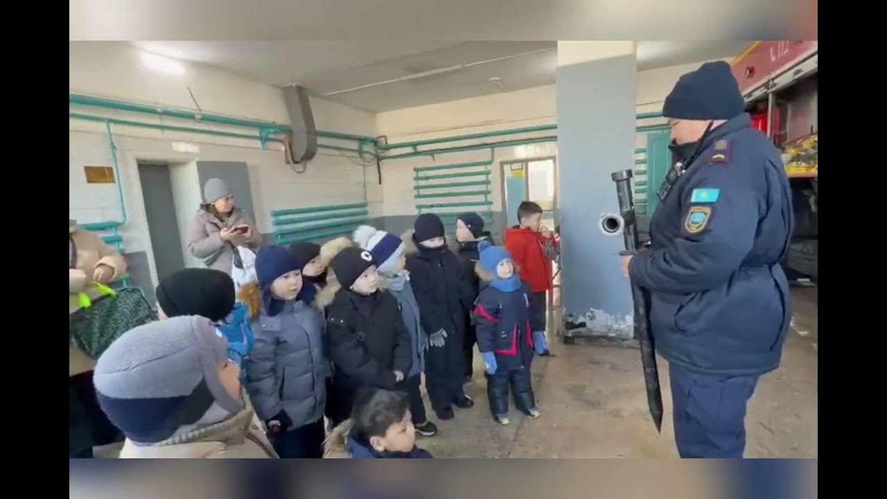 N18  Aяжан балабақшасының  Бүлдіршін тобы Бірыңғай өрт қауіпсіздігі республикалық акциясына қатысты