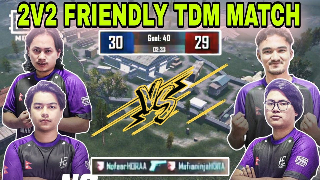 Horaa Esports 2v2 Friendly TDM Match | NoFear & Sky vs MAFIANINJA & Malik | Clash with kvn