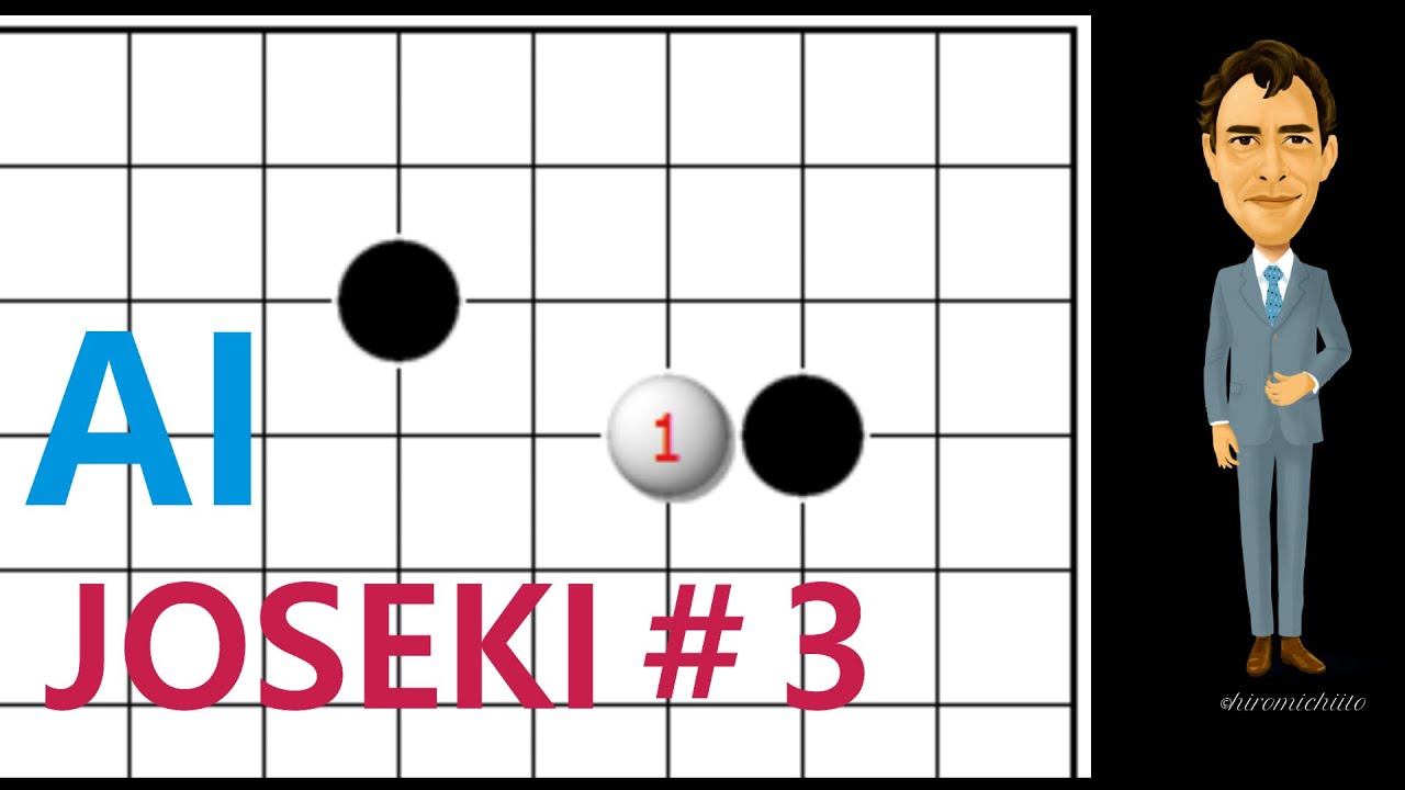 AI Joseki#3 Новый способ справиться с угловым ограждением. Насадка 4-4.