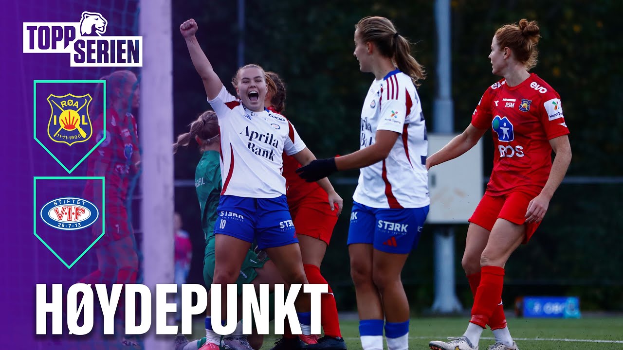 Tvedten avgjørende i slitekamp | Røa v Vålerenga Høydepunkter | Toppserien 2025