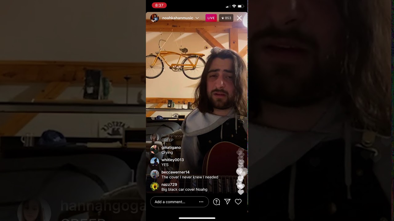 Noah Kahan - Medicine  (unreleased) & Animal (unreleased) & Creep by Radiohead cover