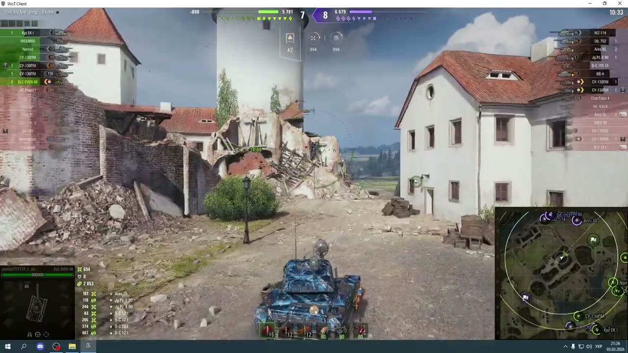 ELC EVEN 90 World of Tanks