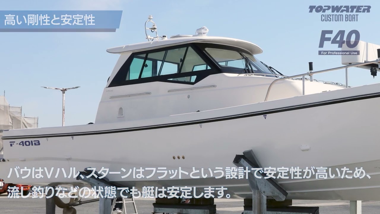 TOP WATER CUSTOM BOAT F-40