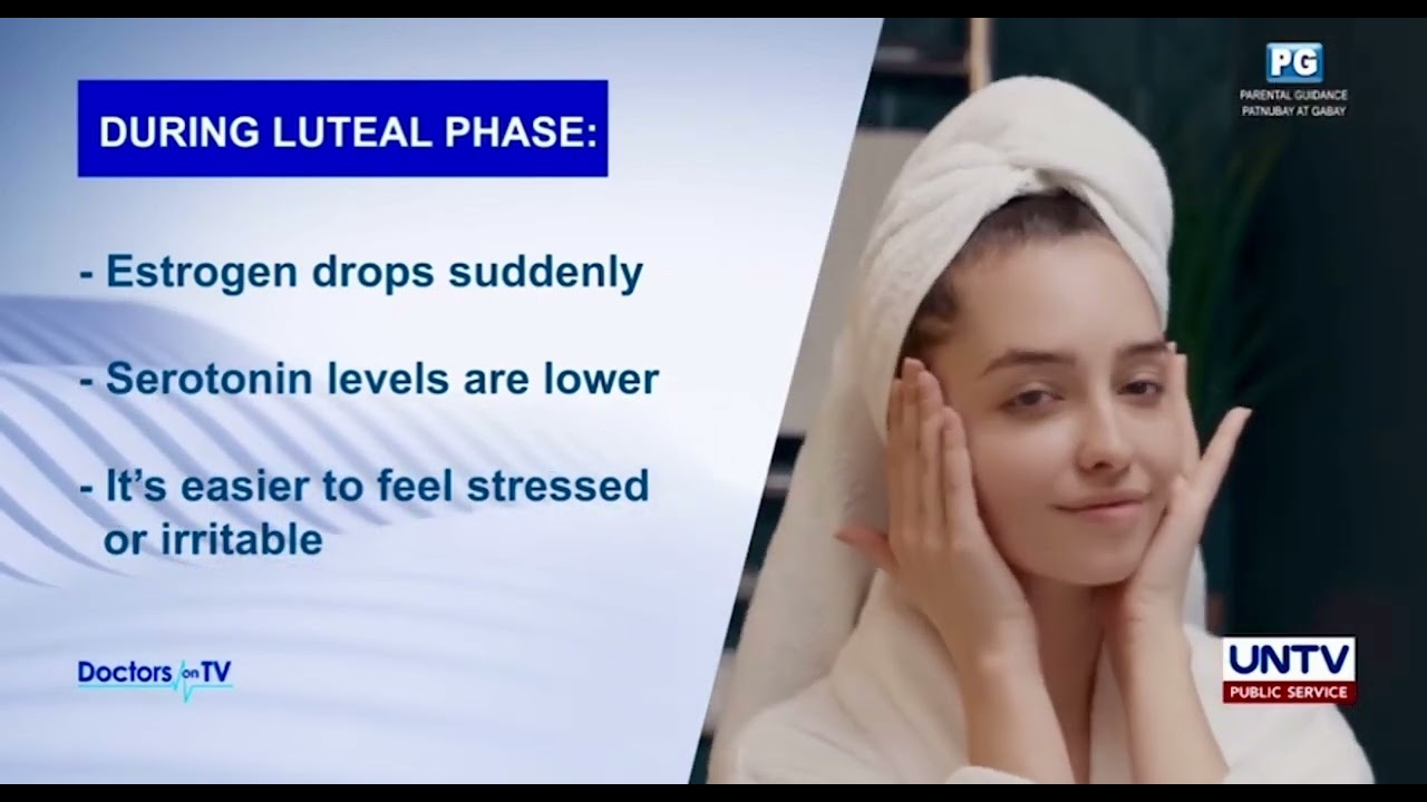 Dr. Vincent A. Manuel explains menstrual cycle phases and mental health effects at Doctors on TV