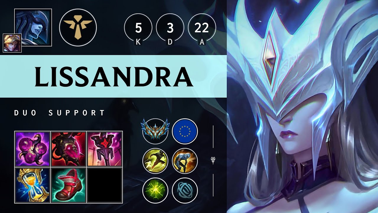 Lissandra Support vs Nautilus - EUW Challenger Patch 25.S1.2
