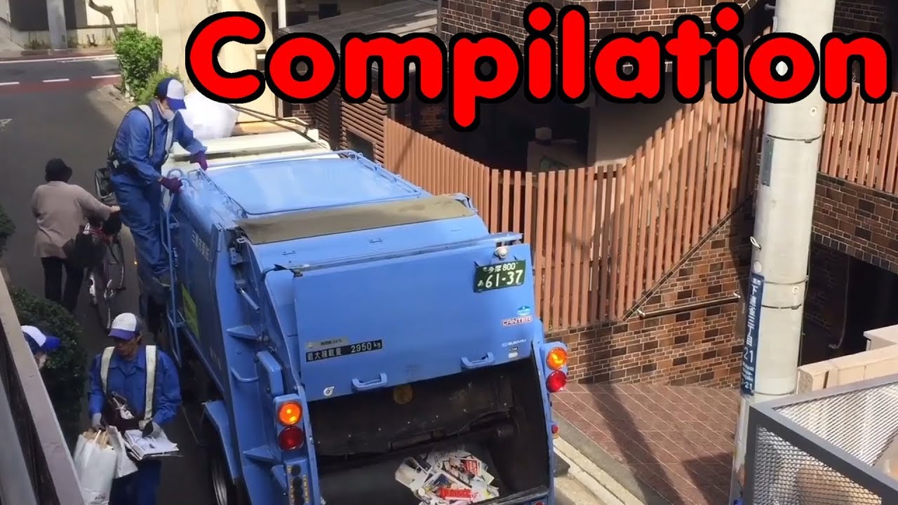 Japanese garbage truck