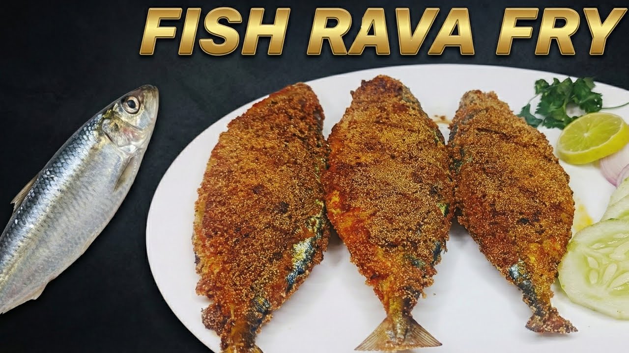 FISH RAVA FRY RECIPE IN HINDI ¦¦ Bangda Fish ¦¦ Sardin Fish recipe