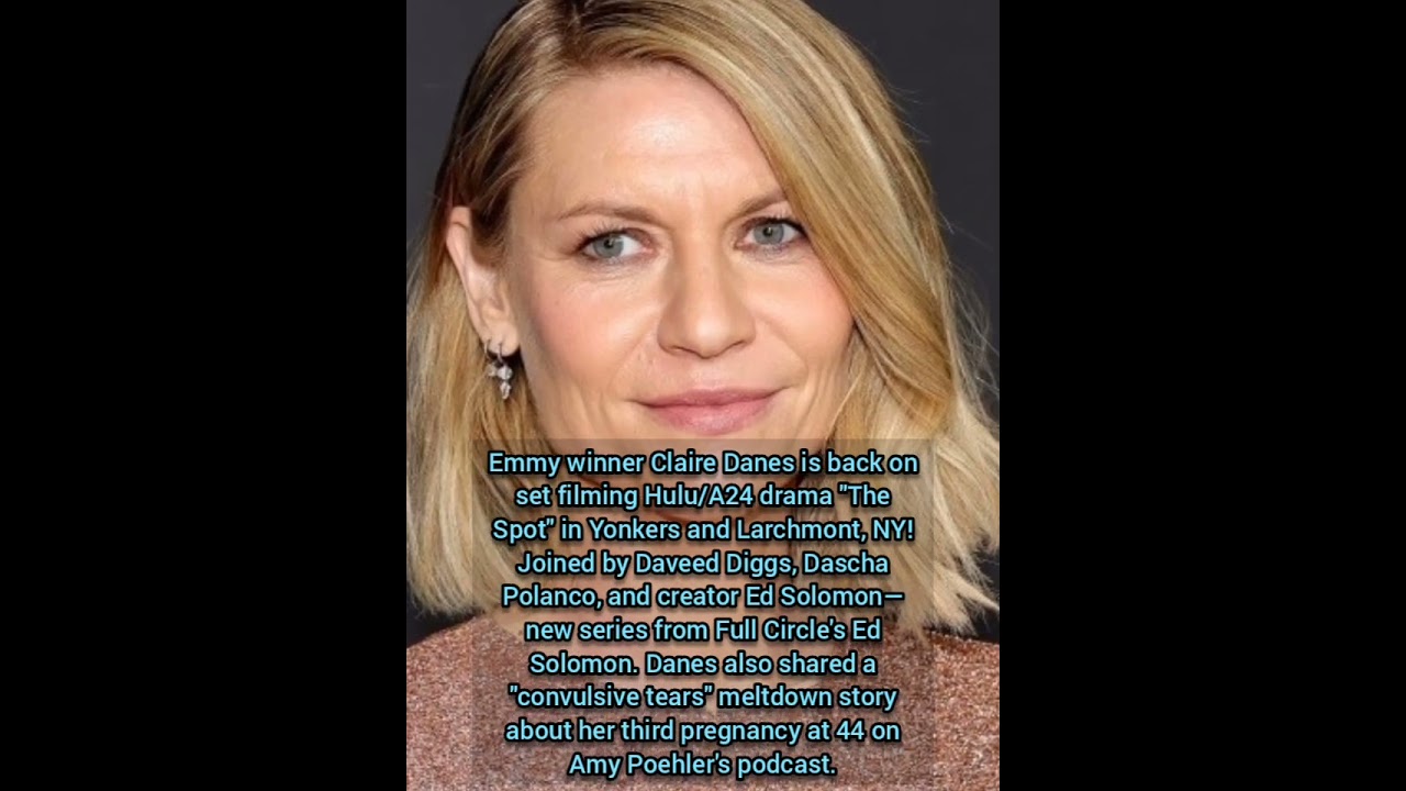 Claire Danes The Spot Filming #ClaireDanes #TheSpot #Hulu #A24 #HughDancy