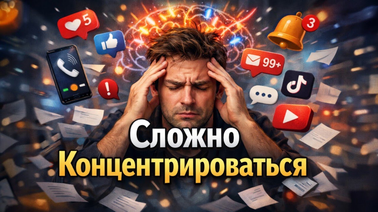 Почему стало сложно концентрироваться даже на том, что важно?