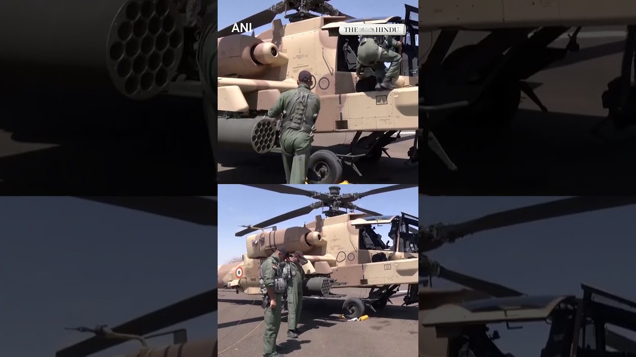Indian army showcases Apache &lsquo;tank in the air&rsquo; firepower in desert drill