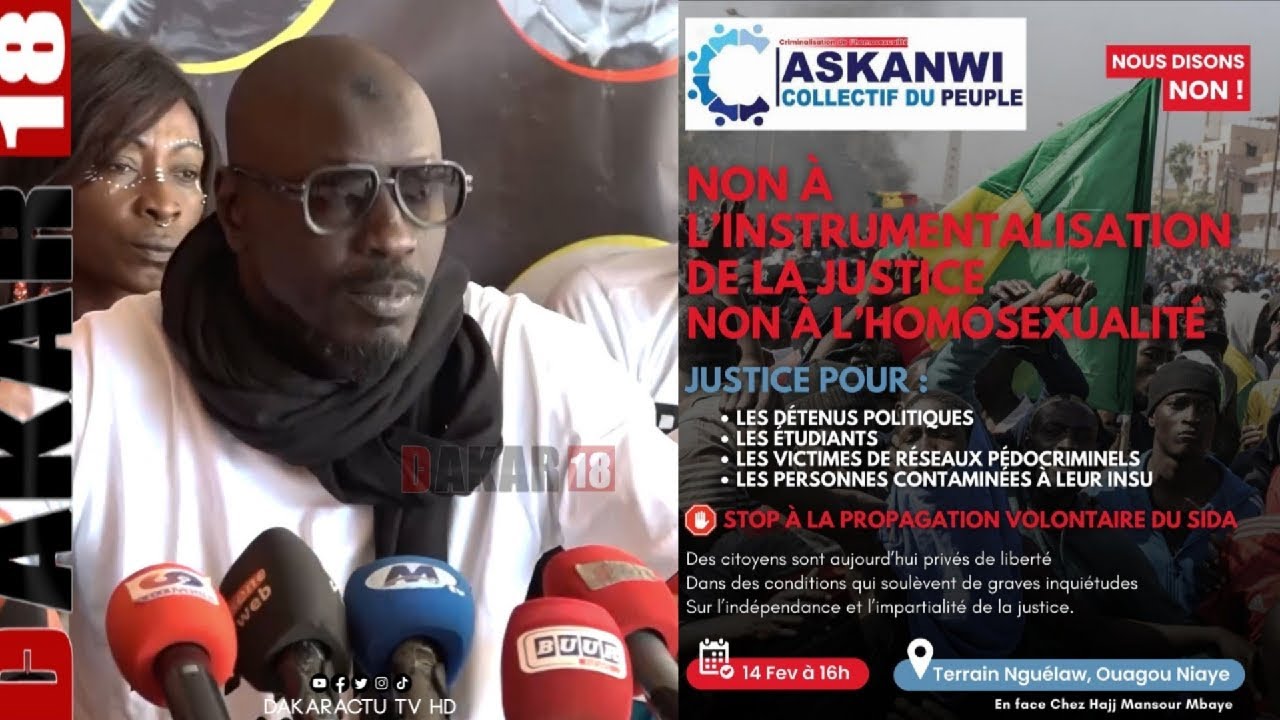 Non à l'homosexualité : Grande Marche pacifique du Collectif du peuple avec Abdou karim