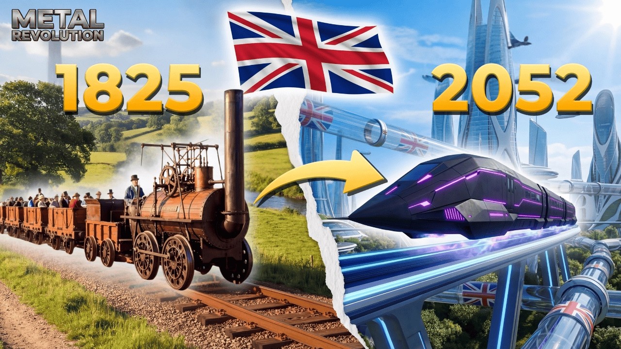 Evolution of Britain’s Trains: From Steam Locomotives to Future Maglev (1825–2052)