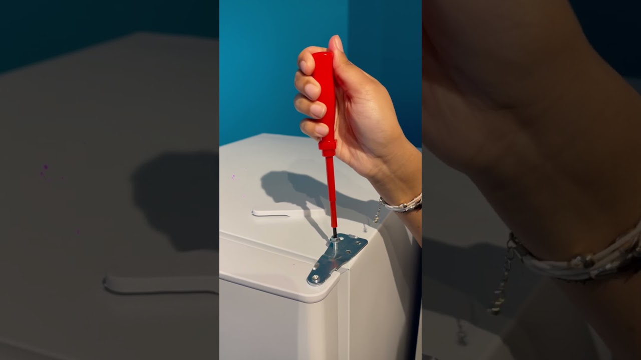 Refrigerator Door swap from right to left #refrigerator #doors #logik #currys