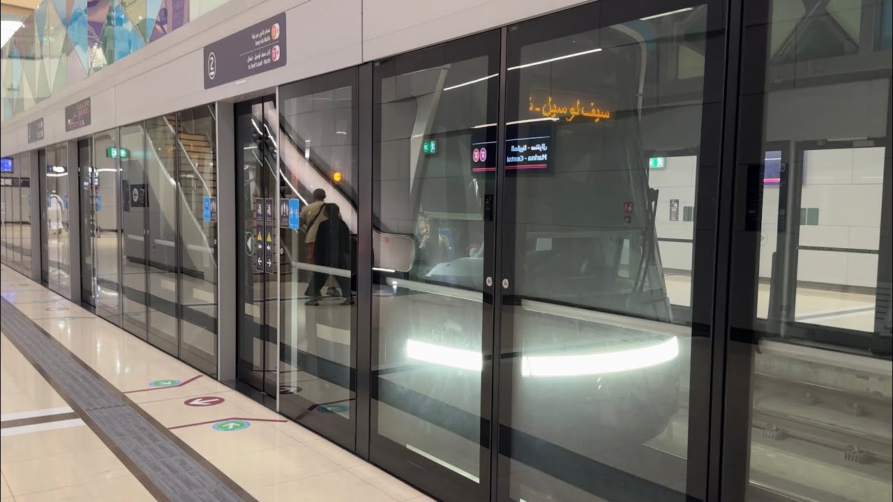 AWESOME MOTOR SOUND! Riding the Alstom Citadis X05, Lusail Tram from Tarfat South to Legtaifiya