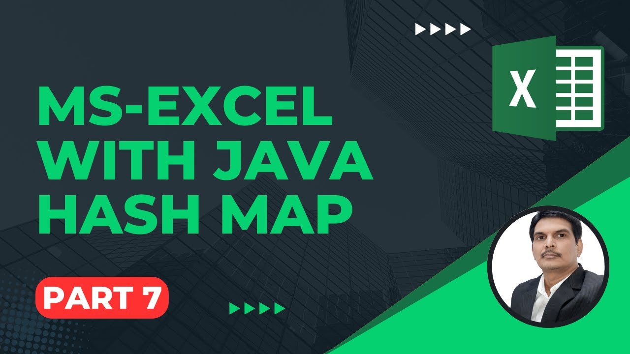 Apache POI Tutorial Part7 - MS-Excel with Java Hash Map #ApachePOI
