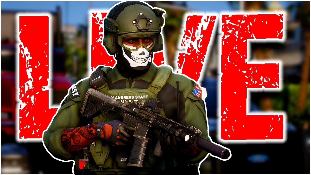 🔴LIVE - S.W.A.T Team Patrol in GTA 5 RP