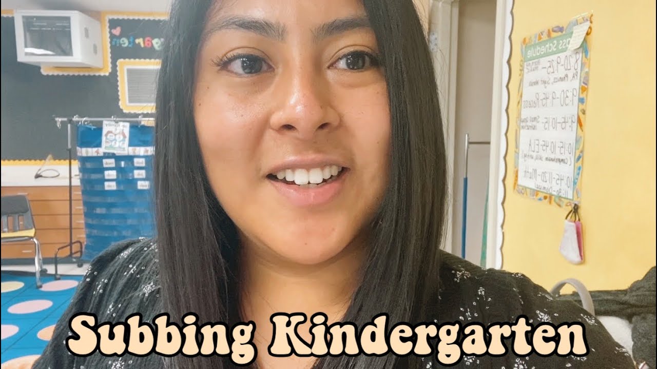 Subbing Kindergarten | Back at School!