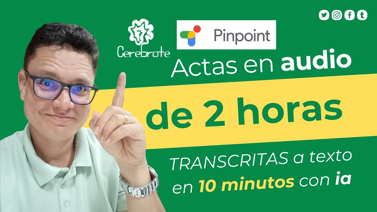 Ahorra Horas: Transcribe Audio Largo GRATIS con Google Pinpoint IA
