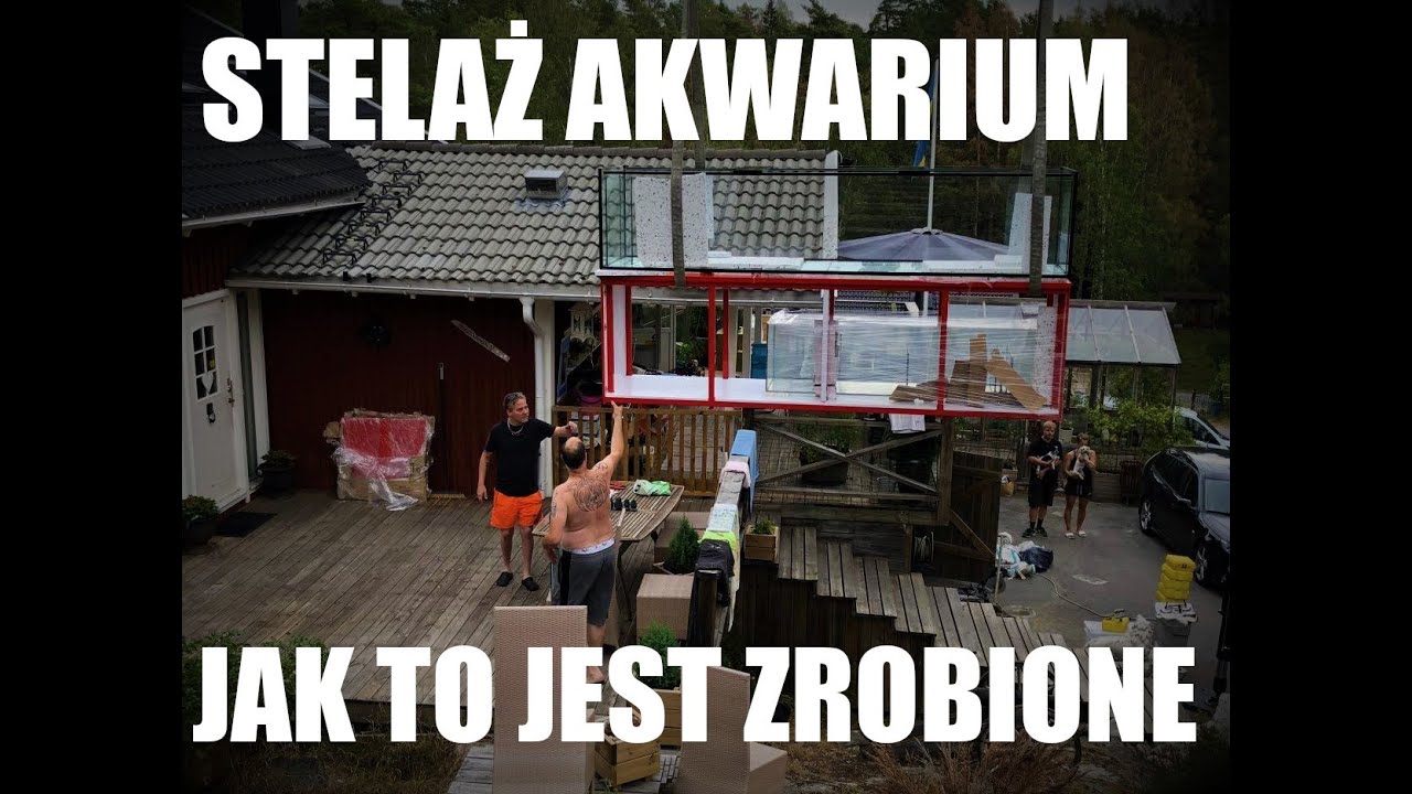 Stelaż pod duże akwarium.Jak to jest zrobione