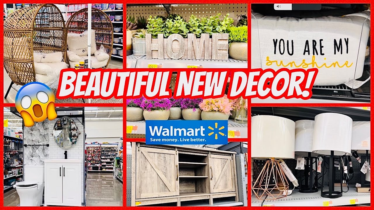 WALMART SHOP WITH ME HOME DECOR 🏠 DECORATING ON A BUDGET