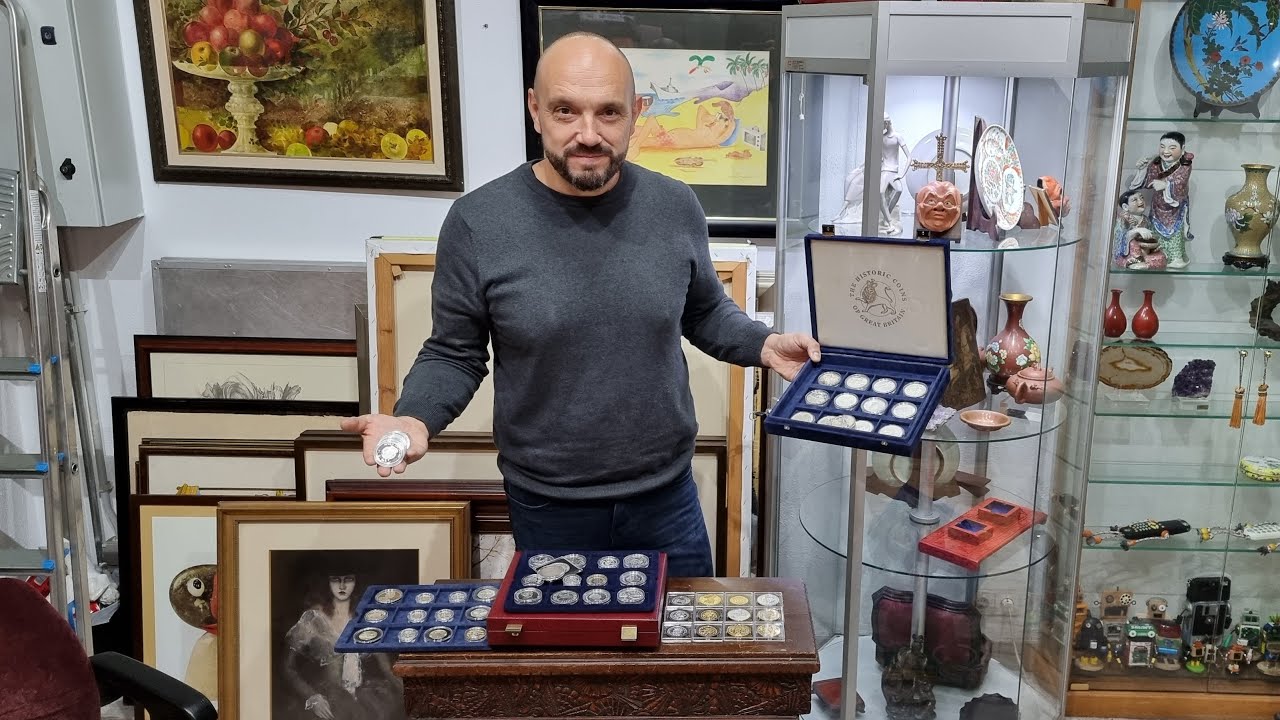 COMPRO EN LOS ENCANTES DE BARCELONA UNA COLECCIÓN DE MONEDAS ESPECTACULAR, BUENA INVERSIÓN EN PLATA.